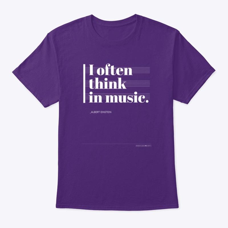 Think in Music - White Text